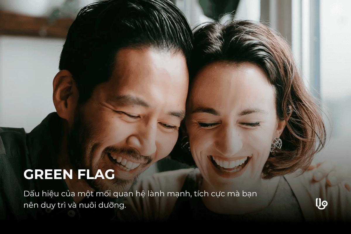 Giải thích về cụm từ green flag là gì.