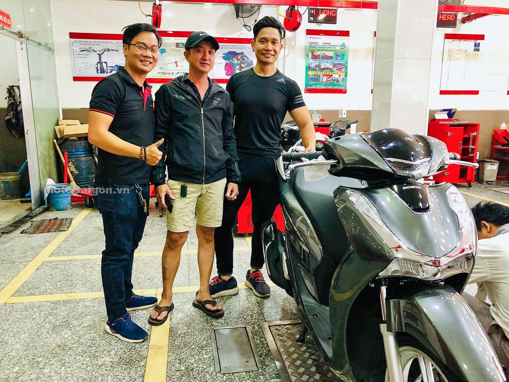 Honda Sh125 2020 màu xám đầu tiên đã có giá bán tại đại lý Head