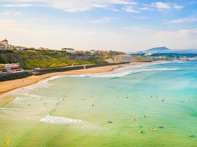 Biển Plage de la Côte des Basques