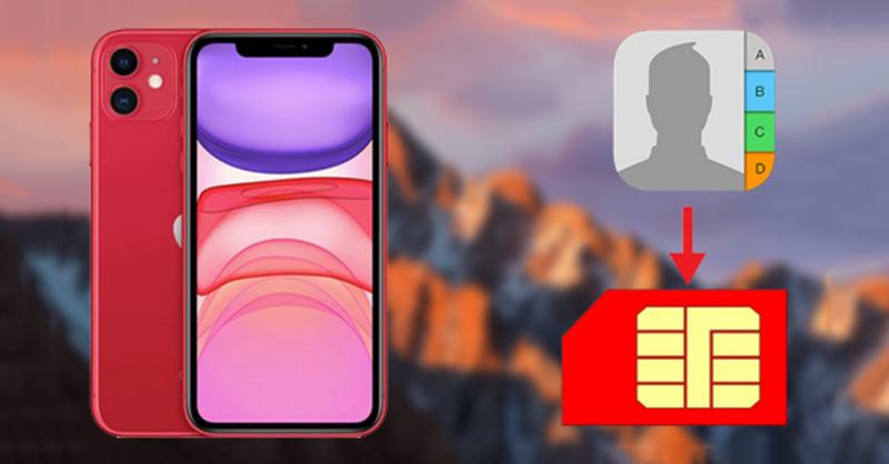 Cách chuyển danh bạ từ iPhone sang SIM