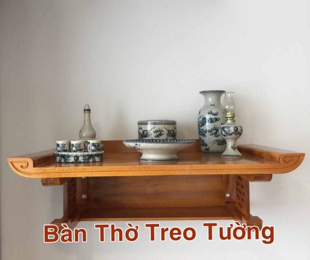 Bàn thờ treo tường có kích thước rộng 610mm x 410mm