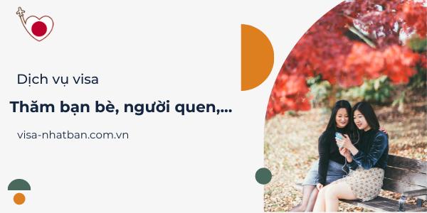 Visa Nhật Bản thăm người quen hay bạn bè