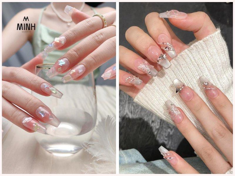 100+ mẫu nail đính đá đẹp đơn giản, sành điệu, thử là mê