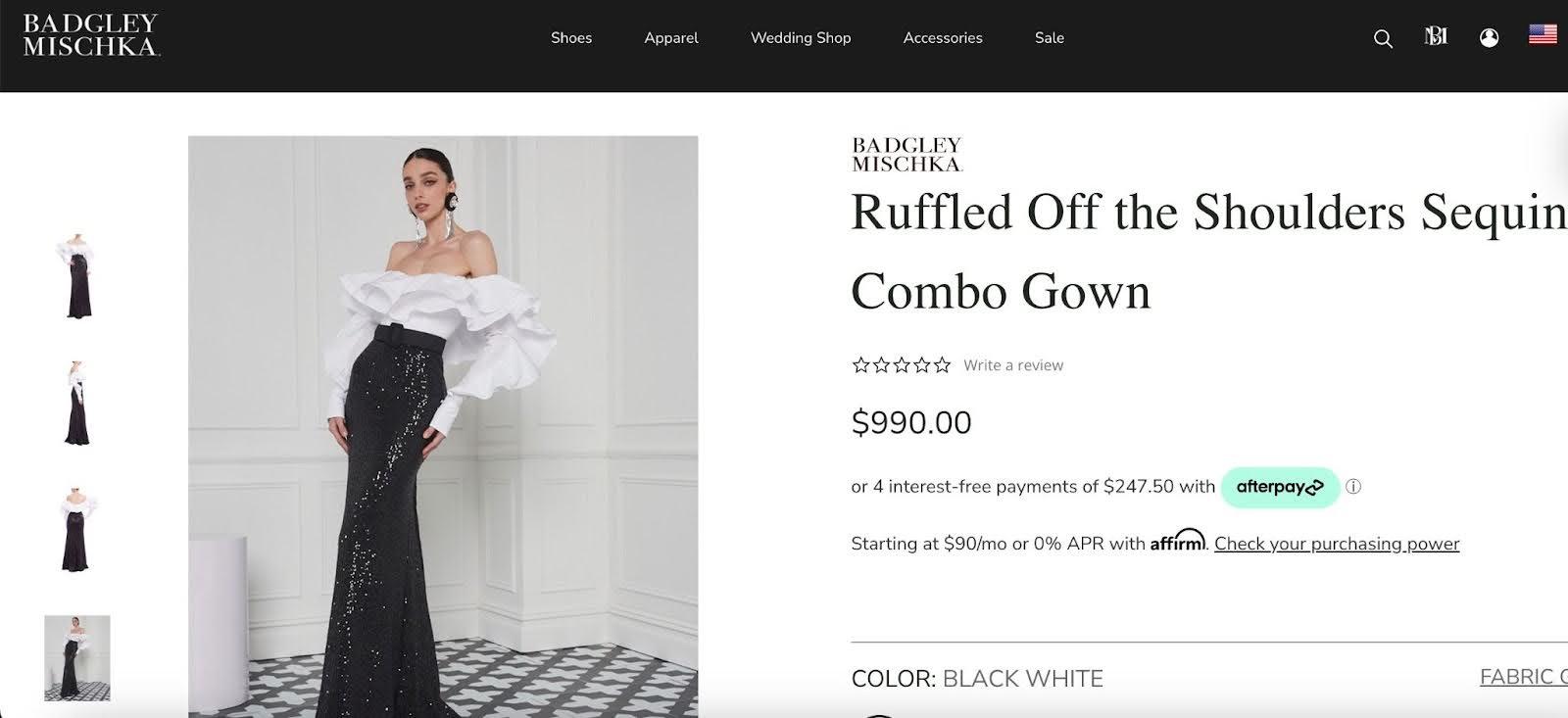 ecommerce website badgley