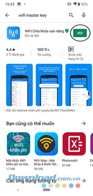 Khóa WiFi Universal: Cách kết nối với Pagoda WiFi miễn phí trên thiết bị di động