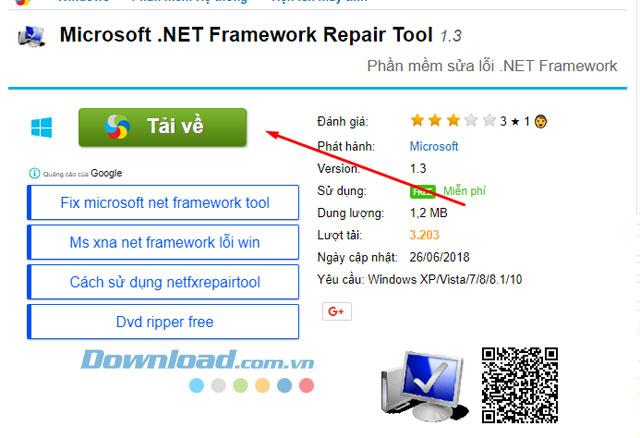 Cách sửa .NET Framework trên máy tính