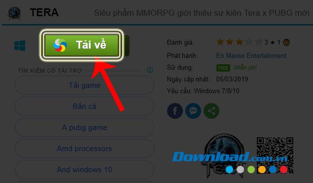 Cách tải xuống và cài đặt trò chơi tera