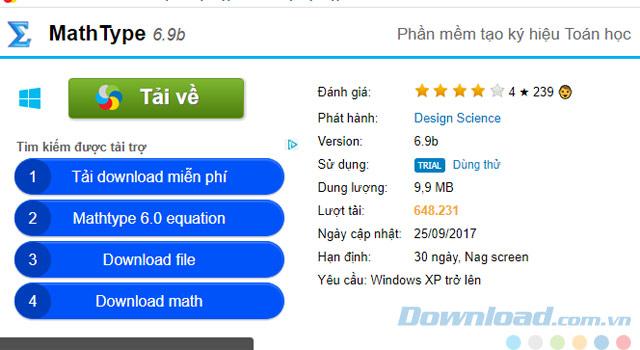 Hướng dẫn về cách tải xuống và cài đặt MathType trên máy tính của bạn