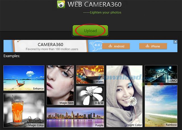 Hướng dẫn chỉnh sửa ảnh bằng camera360 trên máy tính của bạn