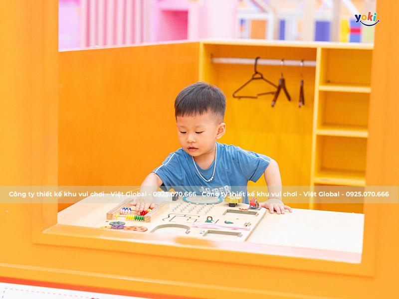 Khu vực vui chơi sáng tạo tại Yokids