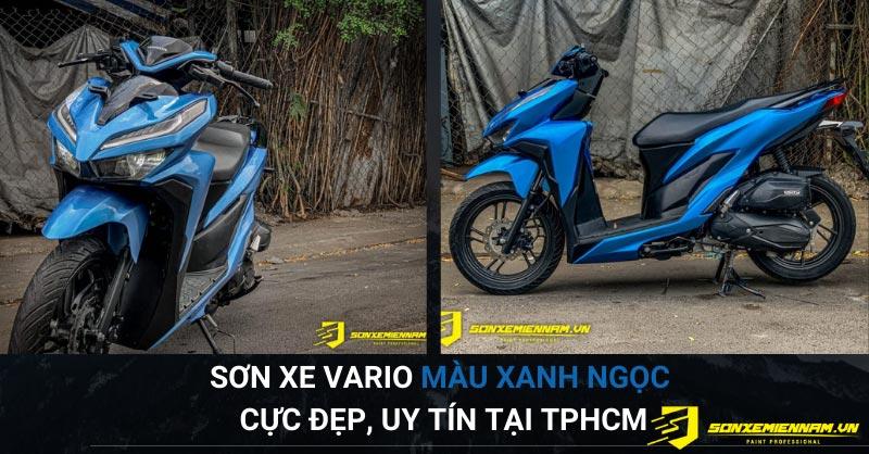 Sơn Xe Vario Màu Xanh Ngọc - Sơn Xe Miền Nam