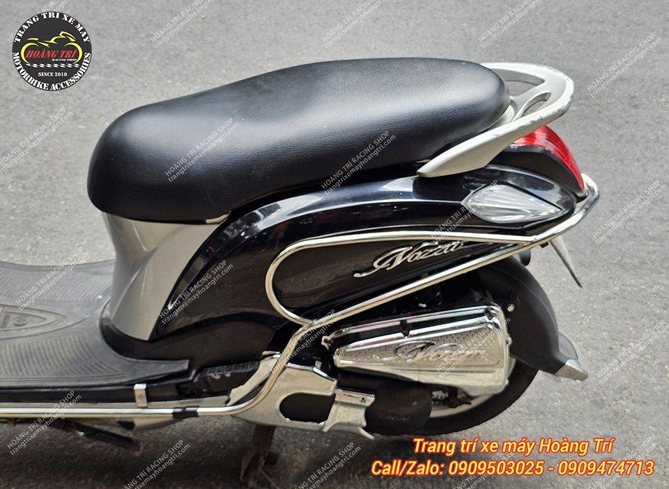 Khung bảo vệ inox mang bảo vệ cho xe Nozza khỏi trầy xước