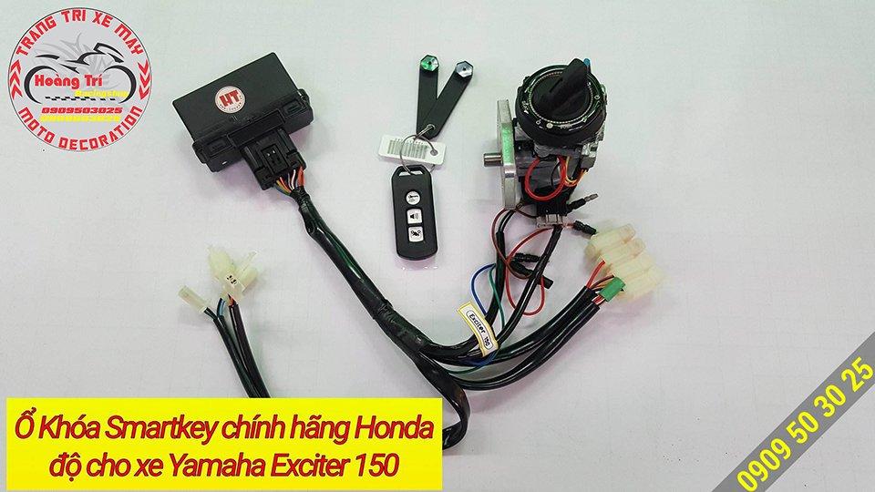 Ổ khóa Smartkey Honda độ xe Exciter 150