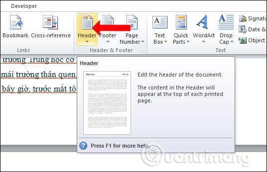 Cách xóa Header và Footer trong Word