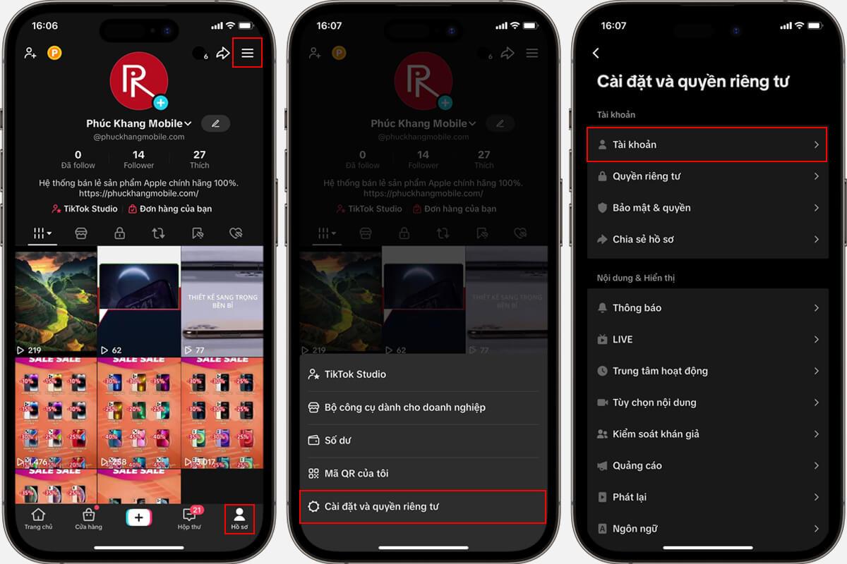 Hướng dẫn chi tiết cách xác minh số điện thoại trên TikTok