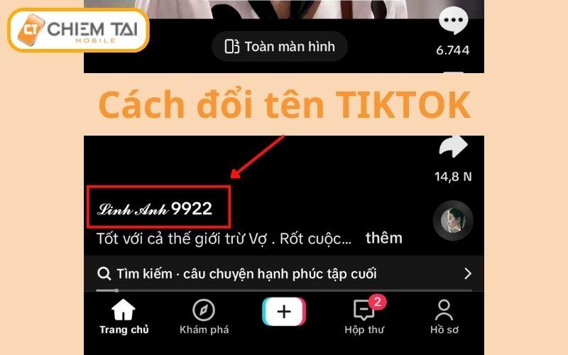 Cách đổi tên TikTok và TikTok ID ĐƠN GIẢN trên điện thoại PC