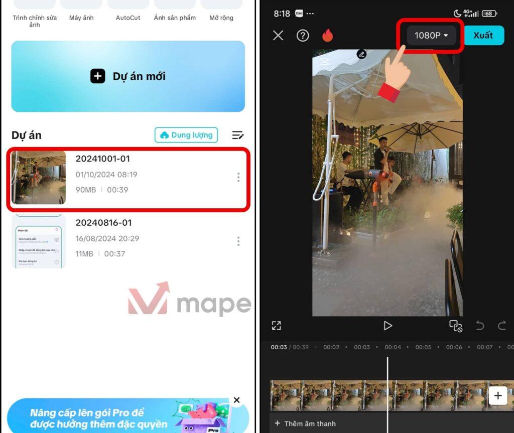 Cách tải video CapCut không logo siêu đơn giản