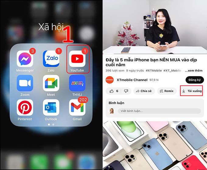 5 cách tải video Youtube về iPhone đơn giản, nhanh chóng nhất 2024