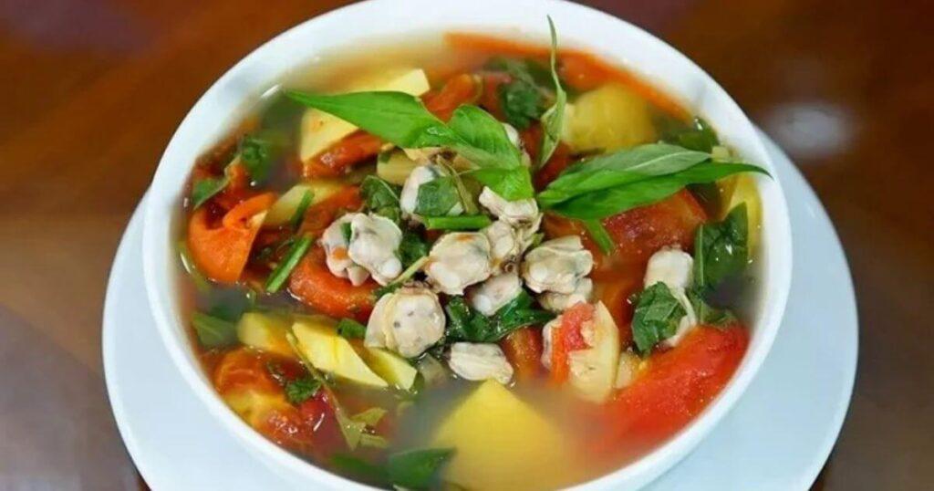 Cách nấu canh ngao nấu dứa ngọt nước mát dịu chỉ 5 bước