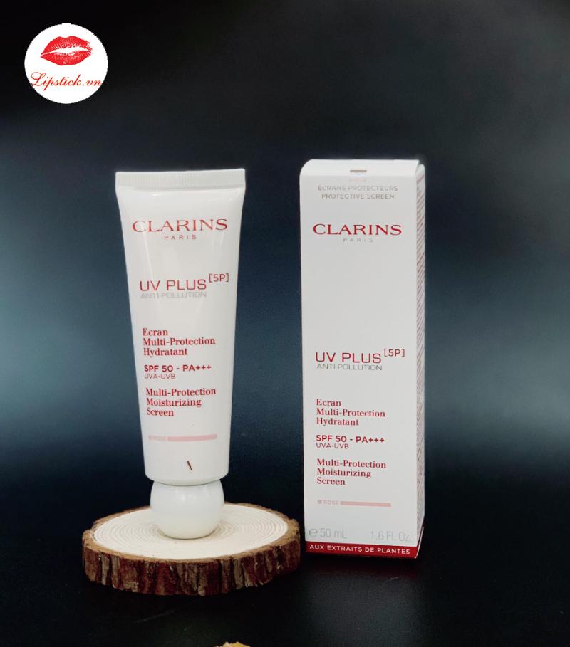 Kem Chống Nắng Clarins UV Plus 5P Rose SPF50/PA+++ – MỚI NHẤT