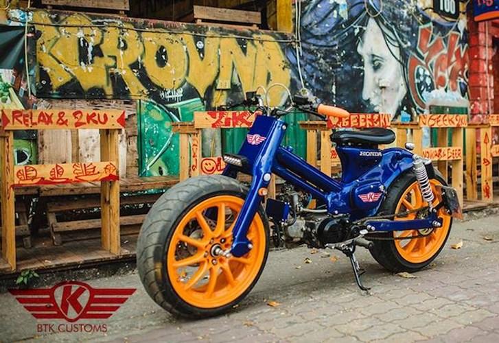 Honda Cub 78 độ bánh béo độc và khủng tại Hà Nội