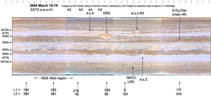 Jupiter in 2003/04: Report no.3 – British Astronomical Association