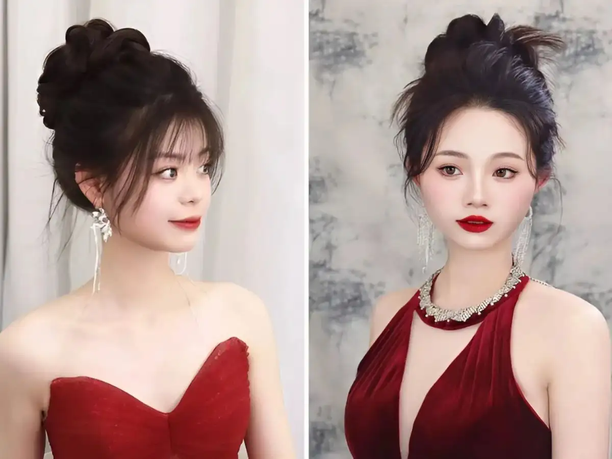 Kiểu tóc búi đi tiệc: Sang trọng, trẻ trung + Cách làm đơn giản