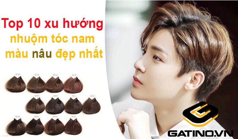 Top 10 xu hướng nhuộm tóc nam màu nâu đẹp nhất