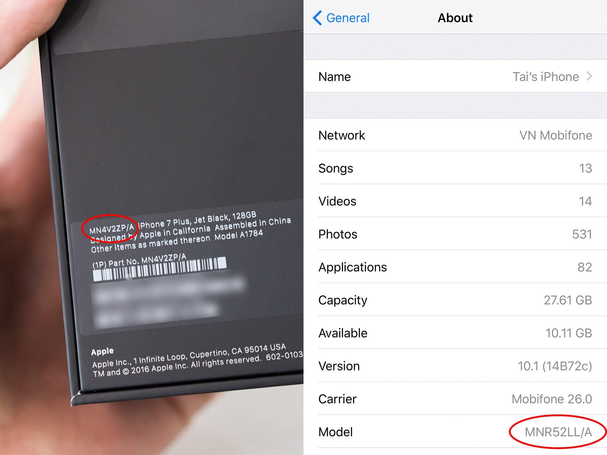 Phân biệt iPhone, VN/A, LL/A, ZP/A... khác nhau như thế nào về phần cứng và bảo hành?