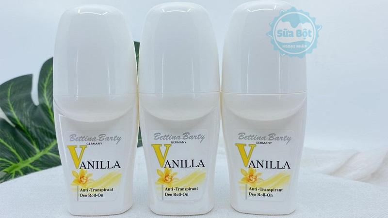 Lăn khử mùi nước hoa Bettina Barty Vanilla Đức 50ml
